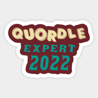 Wordle Expert Sticker